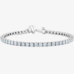 9ct White Gold 7.00ct Diamond Tennis Bracelet BR977WG/7-10