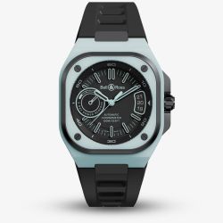 Bell & Ross Mens BR-X5 Limited Edition Blue Luminescent Watch BRX5R-BLUM-TC/SRB