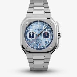 Bell & Ross Mens Limited Edition BR-05 Chrono Patrouille De France Watch BR05C-PAF-ST/SST
