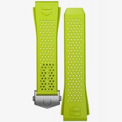 TAG Heuer Connected Lime Green Rubber Watch Strap BT6233