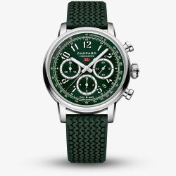 Chopard Mens Limited Edition Mille Miglia Chrono Green Rubber Strap Watch168619-3017