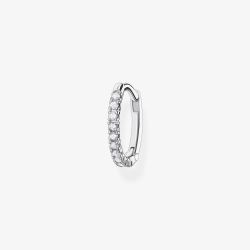 THOMAS SABO Silver Cubic Zirconia Single Hoop Earring CR659-051-14