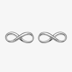 Hot Diamonds Silver Diamond Infinity Studs DE390