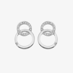 Hot Diamonds Striking Interlocking Earrings DE533