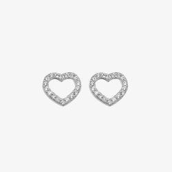 Hot Diamonds Striking Heart Earrings DE535