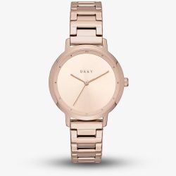 DKNY Ladies The Modernst Rose Gold Plated Watch NY2637