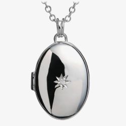 Hot Diamonds Romantic Oval Locket DP143