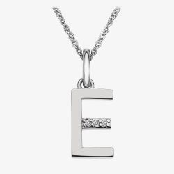 Hot Diamonds 'E' Micro Pendant DP405