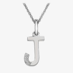 Hot Diamonds 'J' Micro Pendant DP410