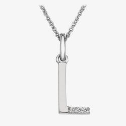 Hot Diamonds 'L' Micro Pendant DP412