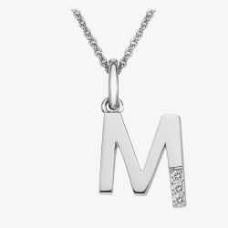 Hot Diamonds 'M' Micro Pendant DP413