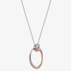 Hot Diamonds Unity Oval Rose Gold Plated Pendant DP738