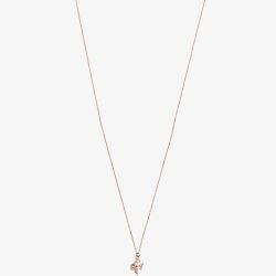 Emporio Armani Sentimental Rose Gold Tone Pendant Necklace EGS2834221
