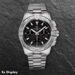 Ex-Display Breitling Avenger B01 Chronograph Black Dial Watch AB0146101B1A1