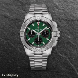 Ex-Display Breitling Avenger B01 Chronograph 42 Green Dial Watch AB0146101L1A1