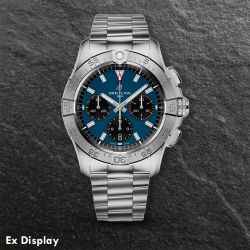 Ex-Dispaly Breitling Avenger B01 Chronograph Blue Dial Watch AB0146101C1A1