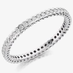 Platinum Channel-Set Diamond Eternity Ring (N) FET1217
