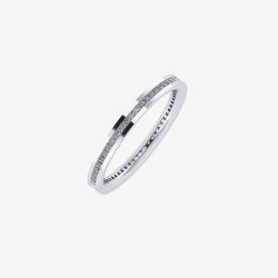 Platinum 0.50ct Princess-Cut Diamond Eternity Ring (M) FET8426