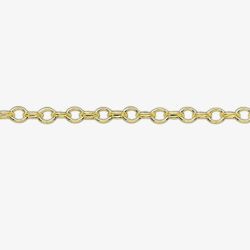 9ct Yellow Gold 24 Inch Trace Chain Necklace  G1416A24