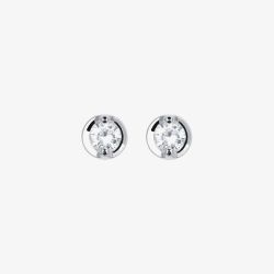 18ct White Gold 0.66ct Diamond Stud Earrings HE025PRS