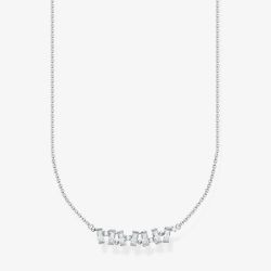 THOMAS SABO Sterling Silver Cubic Zirconia Necklace KE2095-051-14