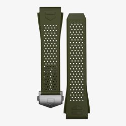 TAG Heuer Connected Khaki Rubber Watch Strap BT6232