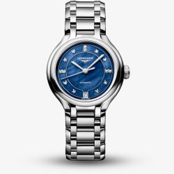 Longines Ladies PrimaLuna Blue Mother Of Pearl Dial Watch L8.124.4.97.6