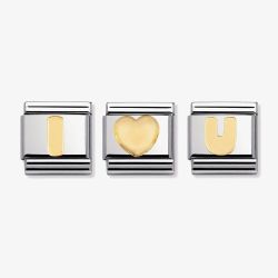 Nomination CLASSIC Gold I Love U Charm Set