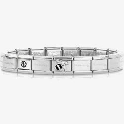 Nomination CLASSIC Composable Silver Cubic Zirconia Bumblebee Bracelet 030000 + 330321/02