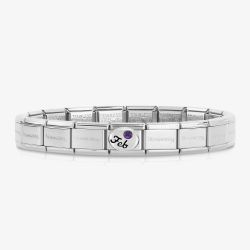 Nomination CLASSIC Composable February Birthstone Bracelet 030000 & 330505 02