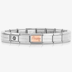 Nomination CLASSIC Rose Gold Plates Daughter Bracelet 430101/43