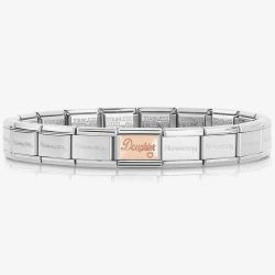 Nomination CLASSIC Rose Gold Plates Daughter Bracelet 430101/43