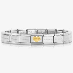 Nomination CLASSIC Gold Symbols Nanny Heart Bracelet 030162/35