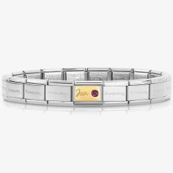 Nomination CLASSIC Composable January Garnet Bracelet 030519/01