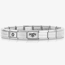 Nomination CLASSIC Silvershine Oxidised Symbols Auntie Heart Bracelet 330101/17