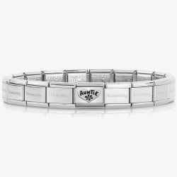Nomination CLASSIC Silvershine Oxidised Symbols Auntie Heart Bracelet 330101/17