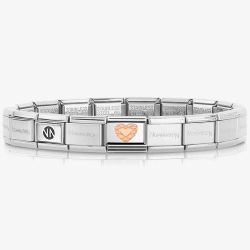 Nomination CLASSIC Rose Gold Vintage Heart Bracelet 430104/19
