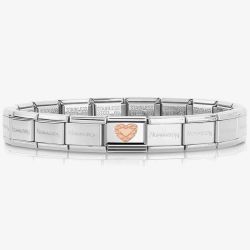Nomination CLASSIC Rose Gold Vintage Heart Bracelet 430104/19