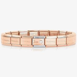 Nomination CLASSIC Rose Gold June White Pearl Bracelet 430508/06