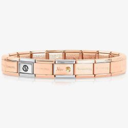 Nomination CLASSIC Rose Gold November Citrine Bracelet 430508/11