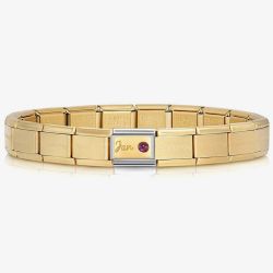 Nomination CLASSIC Composable January Garnet Bracelet 430508/05