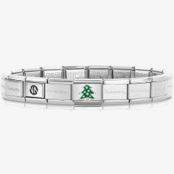 Nomination CLASSIC Christmas Tree Charm Bracelet 330204/08 & 530300 SI