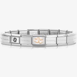 Nomination CLASSIC Romance Linked Hearts Charm Bracelet 430104/41 & 530300 SI