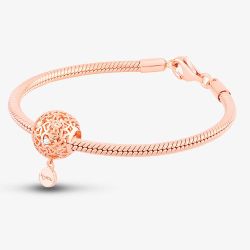 Rosa Lea I Love You Round Hearts Charm & Bracelet AM-2THB007406 & AM-2THB013506