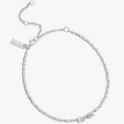 ChloBo Mini Cute Lucky Elephants Anklet SANMC4038