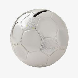 Bambino Silver Plated Football Money Box Accessory 6303