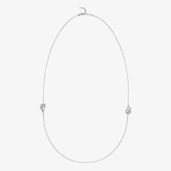 Fei Liu Serenity Silver White Rhodium Opera Necklace SER-925R-102-0000