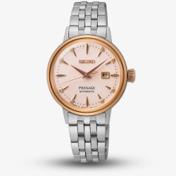 Seiko Presage Cocktail Time Pink Lady Diamond Twist Watch SRE012J1