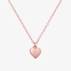 Ted Baker Hara Rose Gold Finish Tiny Heart Pendant Necklace TBJ1145-24-03