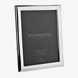 Impressions Silver Textured Wave Photo Frame 5X7 FS135657